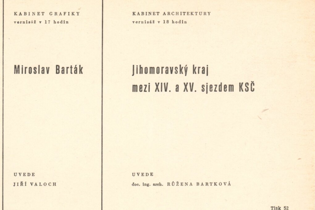 Brno a Jihomoravský kraj od XIV. do XV. sjezdu KSČ